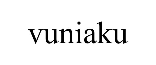 Trademark Logo VUNIAKU