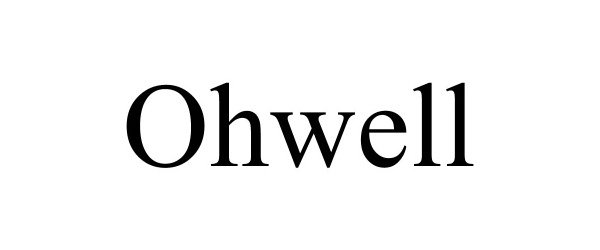 Trademark Logo OHWELL