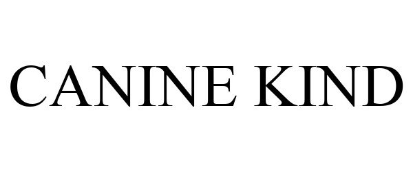 Trademark Logo CANINE KIND