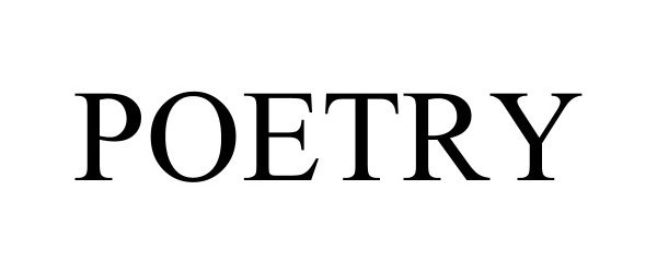 Trademark Logo POETRY