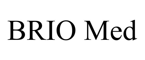 Trademark Logo BRIO MED