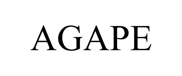 Trademark Logo AGAPE