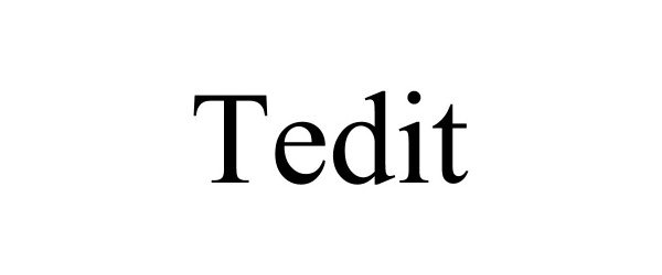 Trademark Logo TEDIT
