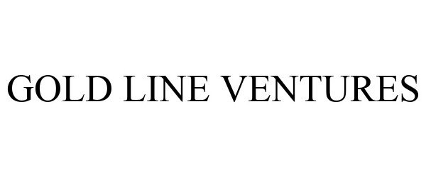 Trademark Logo GOLD LINE VENTURES