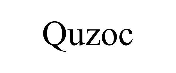 Trademark Logo QUZOC