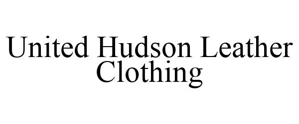 UNITED HUDSON LEATHER CLOTHING