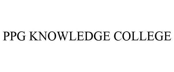  PPG KNOWLEDGE COLLEGE