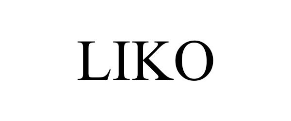 Trademark Logo LIKO