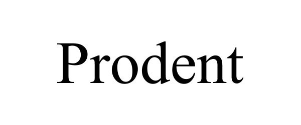 Trademark Logo PRODENT