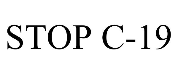 Trademark Logo STOP C-19