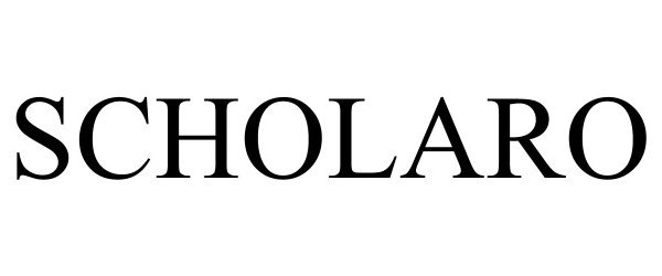 Trademark Logo SCHOLARO