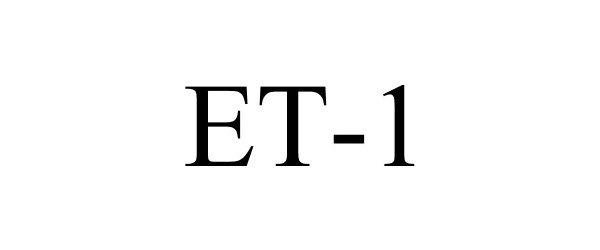 Trademark Logo ET-1