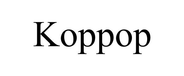 Trademark Logo KOPPOP