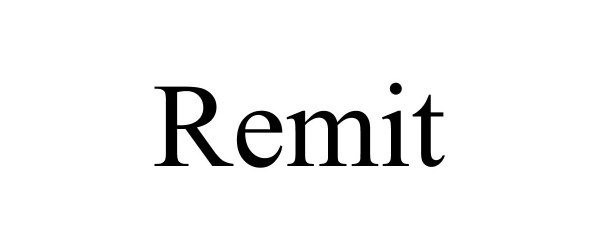 Trademark Logo REMIT