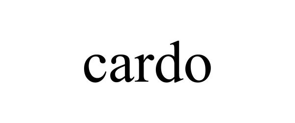 Trademark Logo CARDO