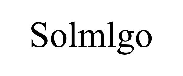 Trademark Logo SOLMLGO