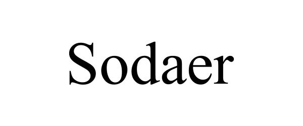 Trademark Logo SODAER