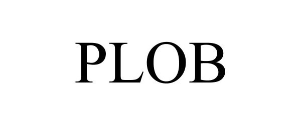 Trademark Logo PLOB