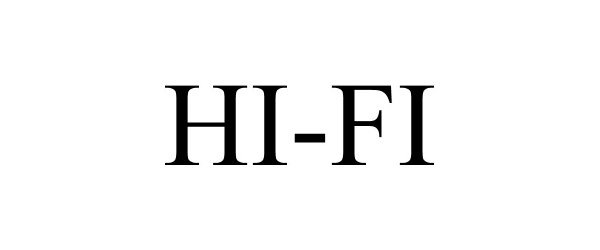 Trademark Logo HI-FI