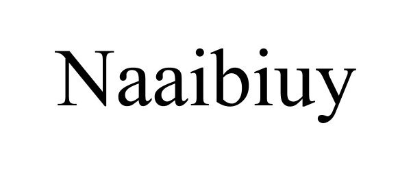 Trademark Logo NAAIBIUY