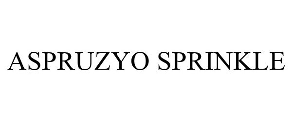 Trademark Logo ASPRUZYO SPRINKLE