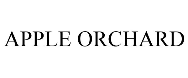 Trademark Logo APPLE ORCHARD