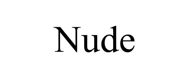 Trademark Logo NUDE
