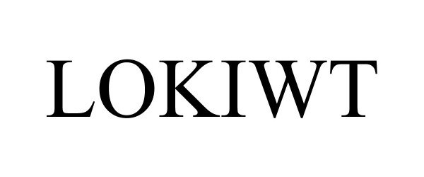 Trademark Logo LOKIWT