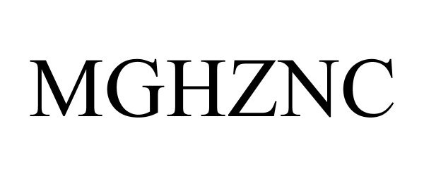 Trademark Logo MGHZNC