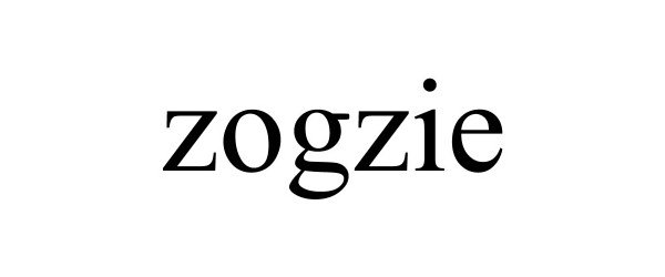 Trademark Logo ZOGZIE