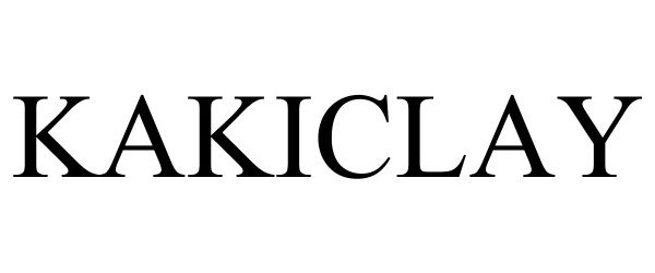 Trademark Logo KAKICLAY