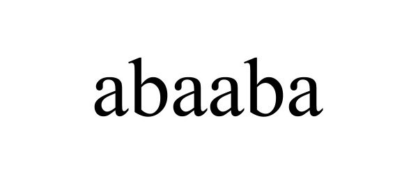 ABAABA - Huang Zhijie Trademark Registration