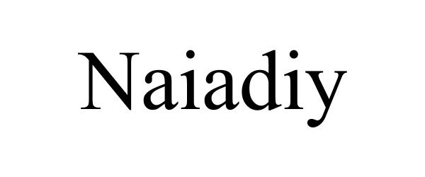 Trademark Logo NAIADIY