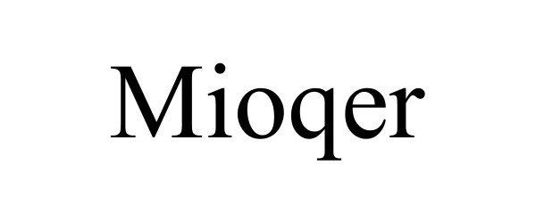 Trademark Logo MIOQER