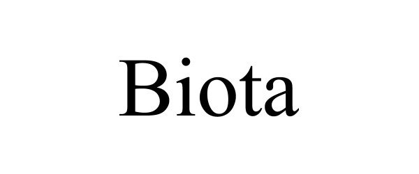 Trademark Logo BIOTA