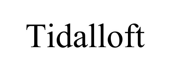Trademark Logo TIDALLOFT