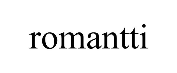 Trademark Logo ROMANTTI