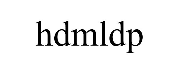 Trademark Logo HDMLDP