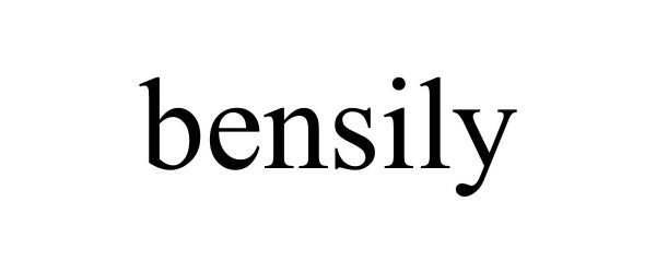 Trademark Logo BENSILY