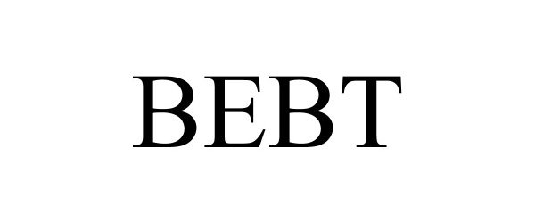 Trademark Logo BEBT