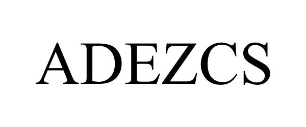 Trademark Logo ADEZCS