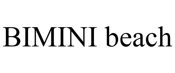  BIMINI BEACH