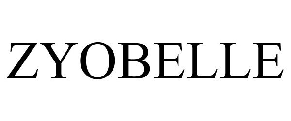 Trademark Logo ZYOBELLE