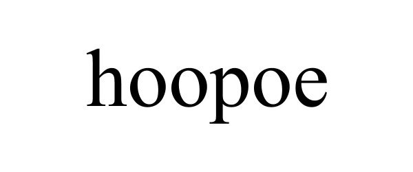 Trademark Logo HOOPOE