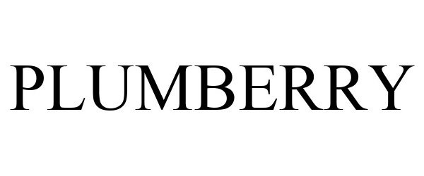 Trademark Logo PLUMBERRY