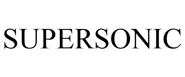 Trademark Logo SUPERSONIC