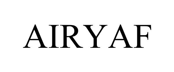 Trademark Logo AIRYAF