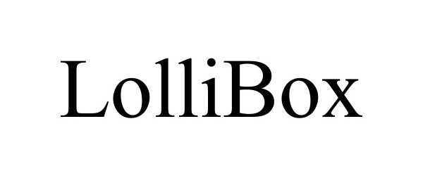 Trademark Logo LOLLIBOX