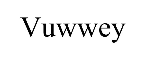 Trademark Logo VUWWEY