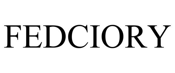 Trademark Logo FEDCIORY